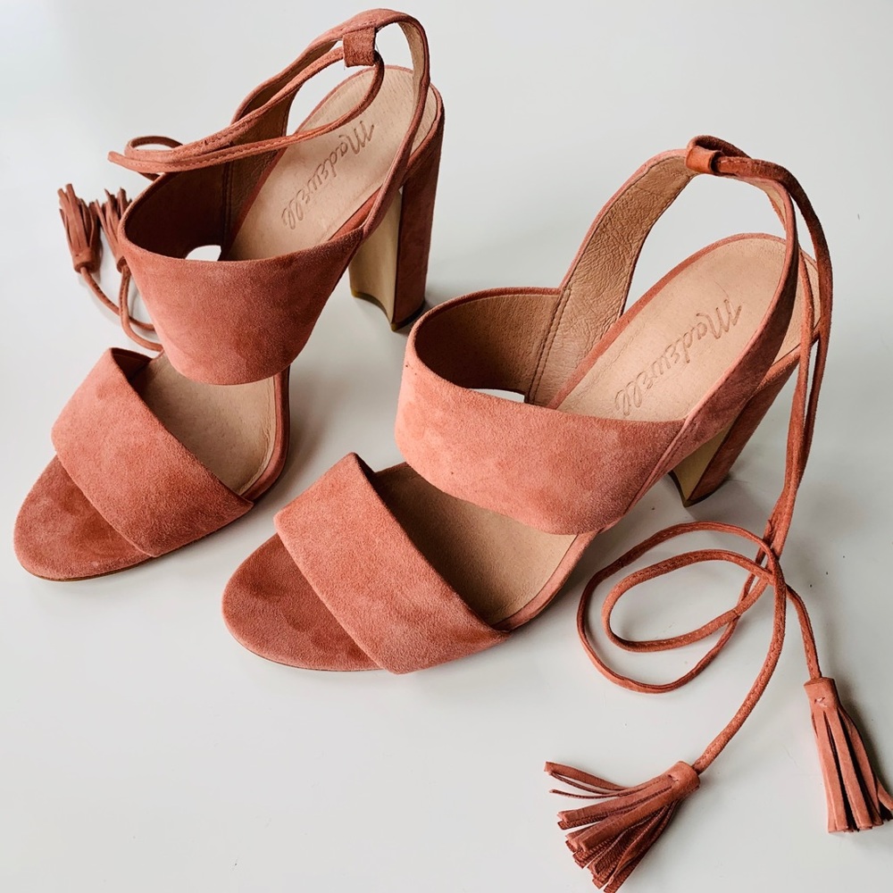 Madewell Tassel-tie Octavia Sandal, Sz 8